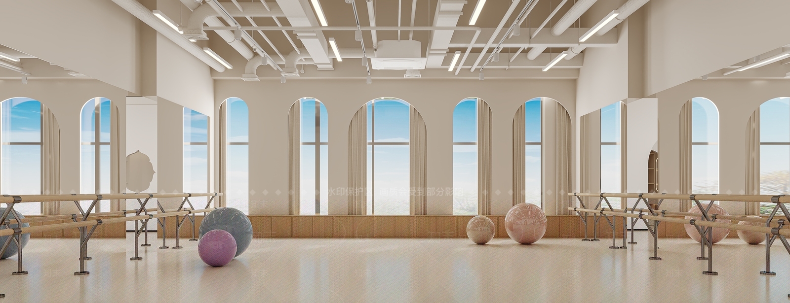 现代教室3D模型下载【ID:1167722577】