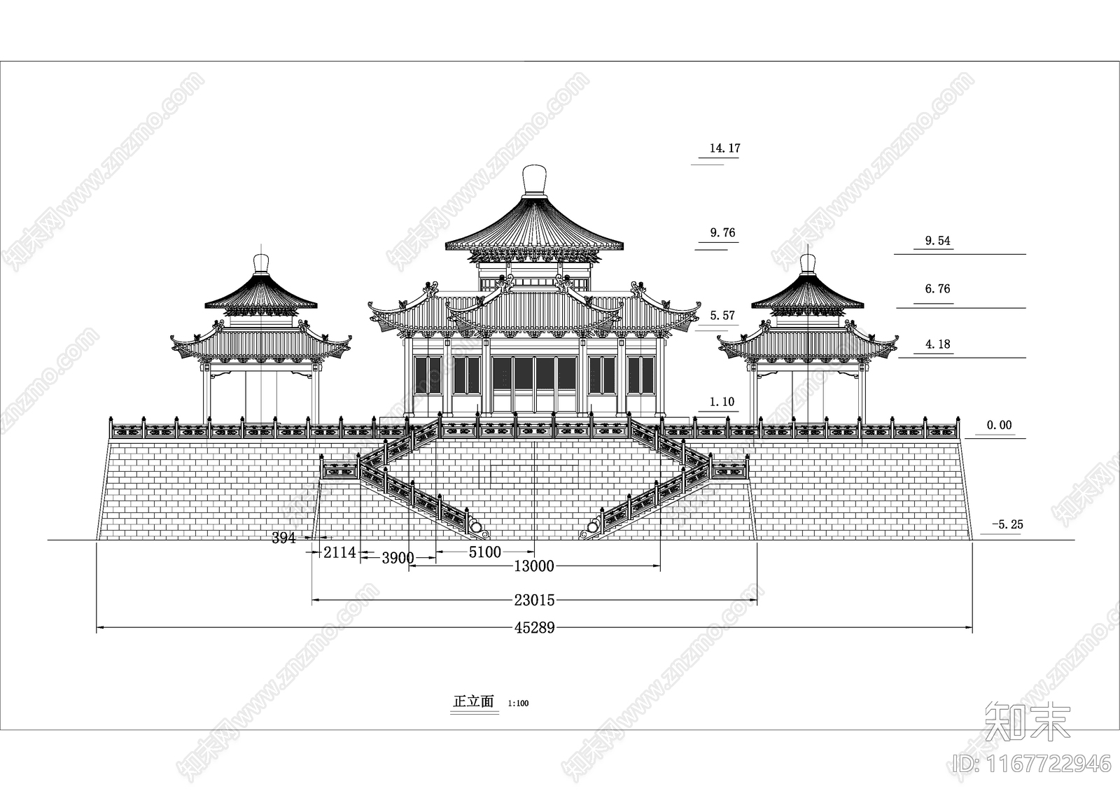 现代古建cad施工图下载【ID:1167722946】