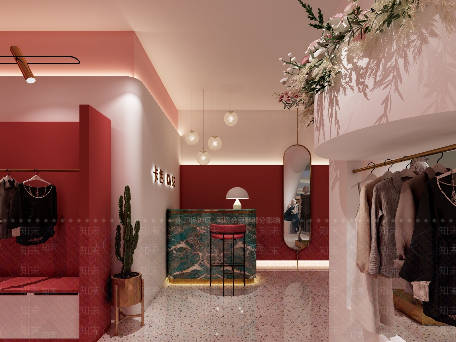 现代服装店3D模型下载【ID:1167723149】