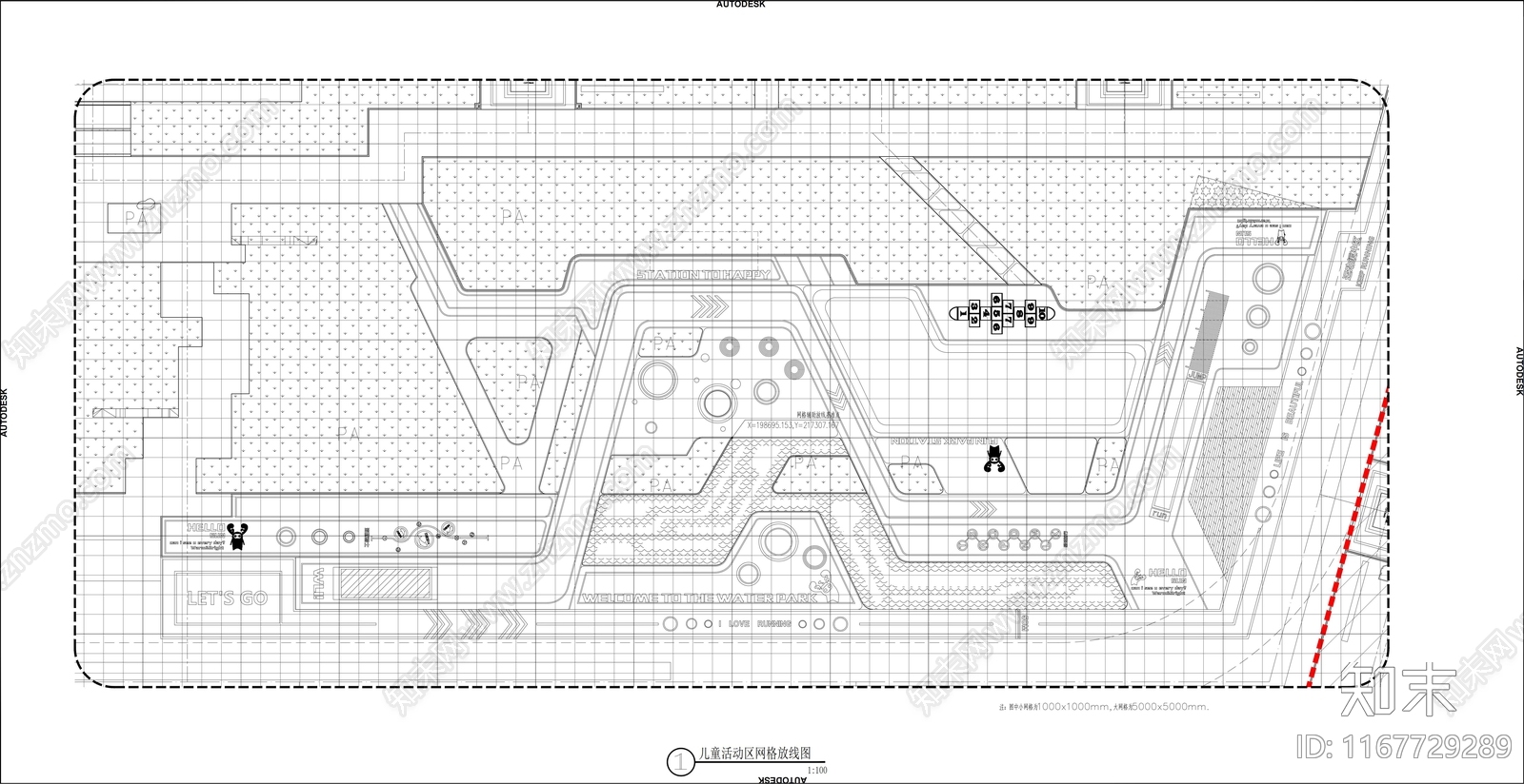 现代小区景观施工图下载【ID:1167729289】