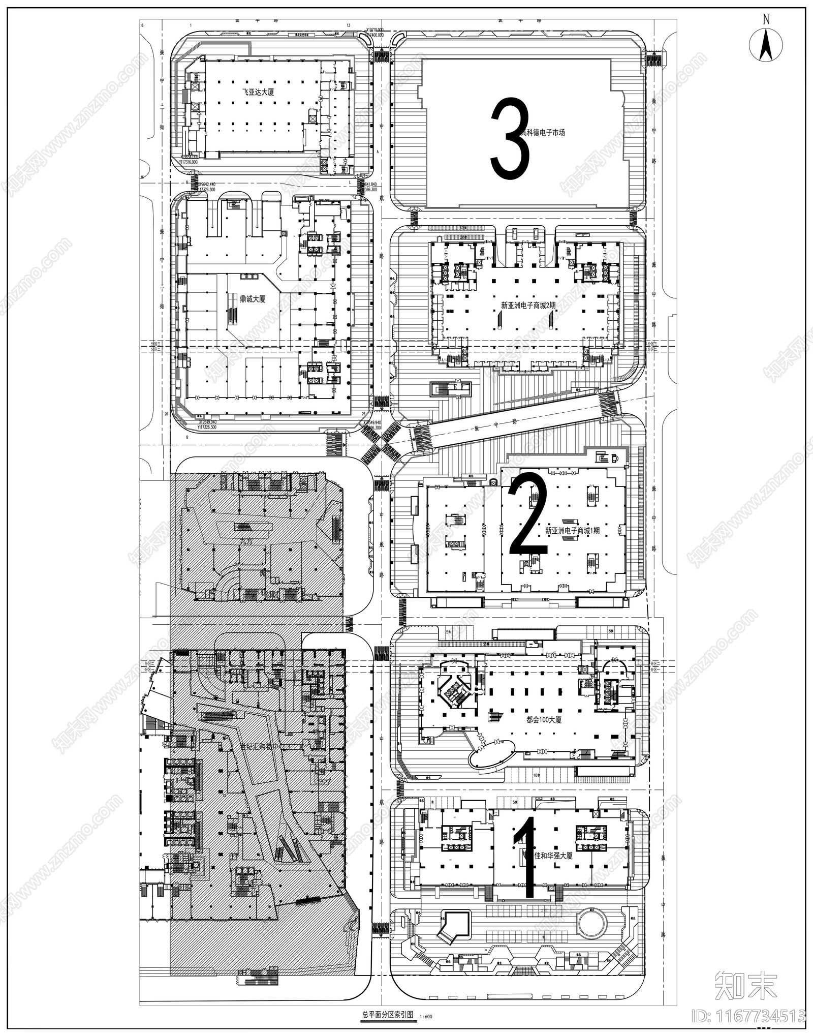 现代商业景观cad施工图下载【ID:1167734513】