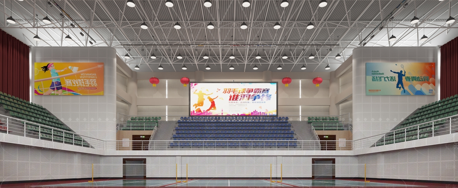 现代体育馆3D模型下载【ID:1167736267】