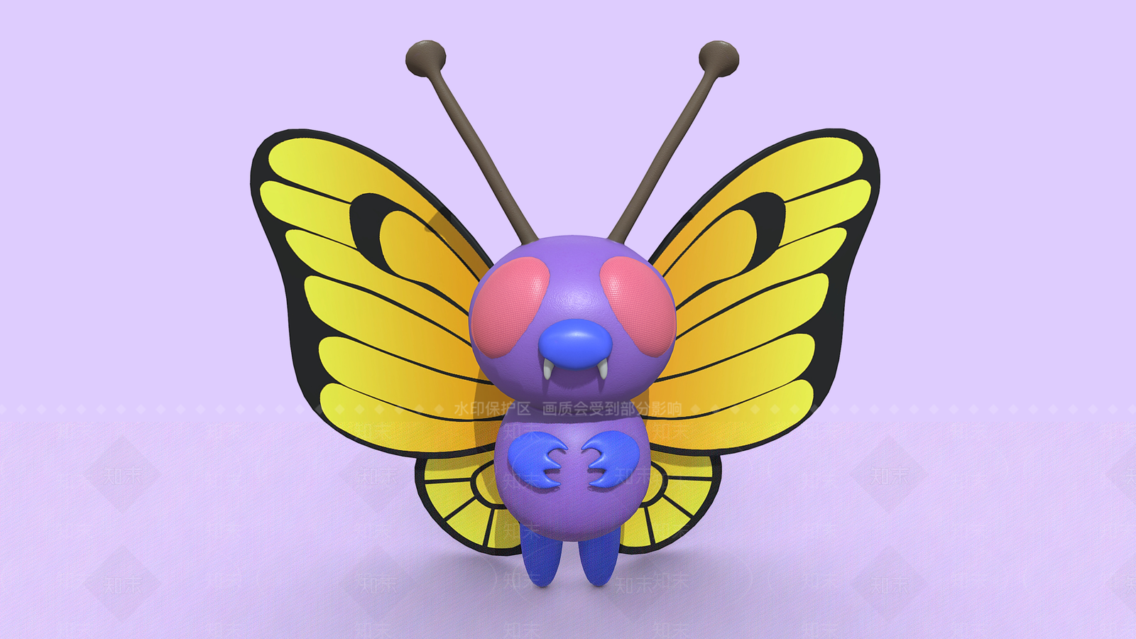 爬行类动物3D模型下载【ID:1167741180】