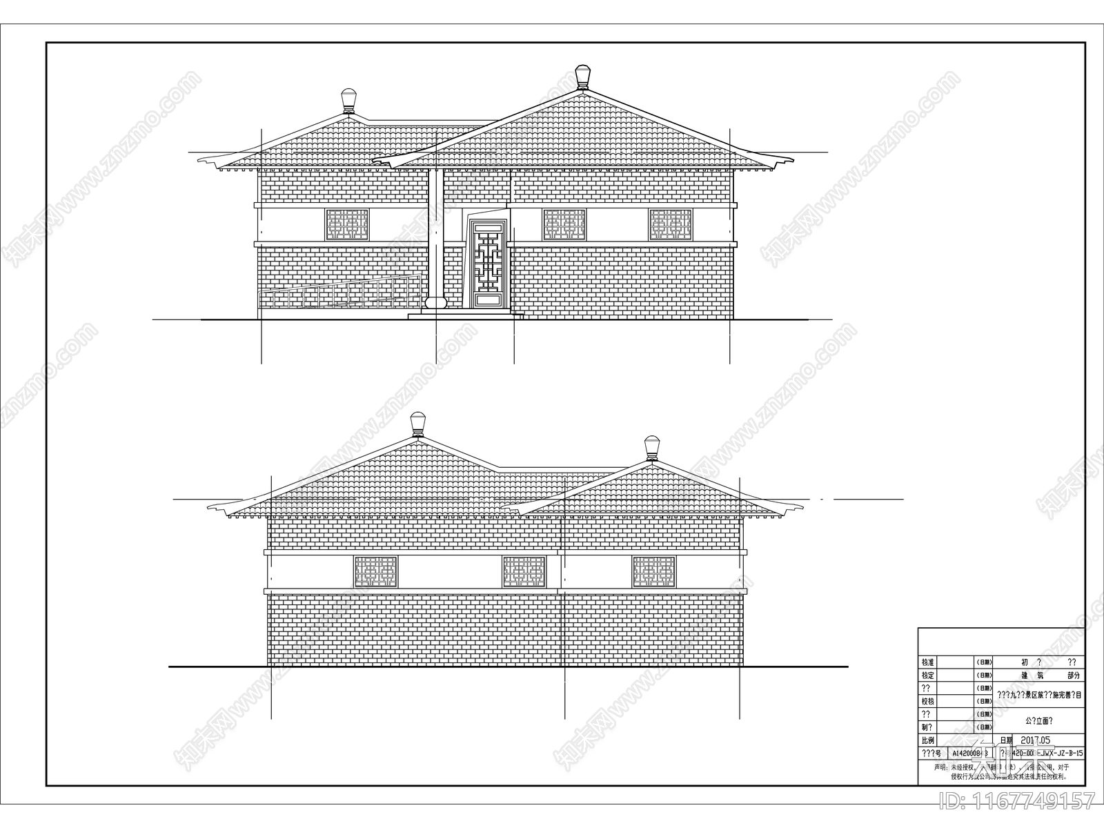 中式古建cad施工图下载【ID:1167749157】
