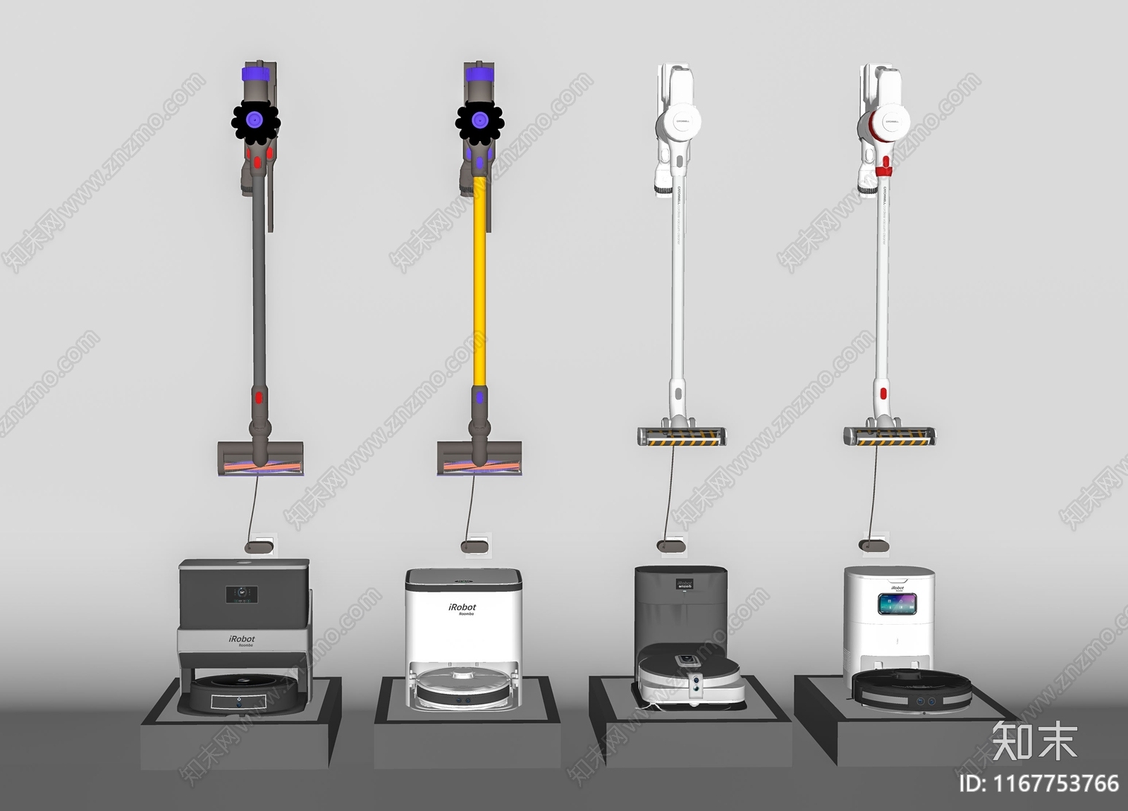 扫地机器人SU模型下载【ID:1167753766】