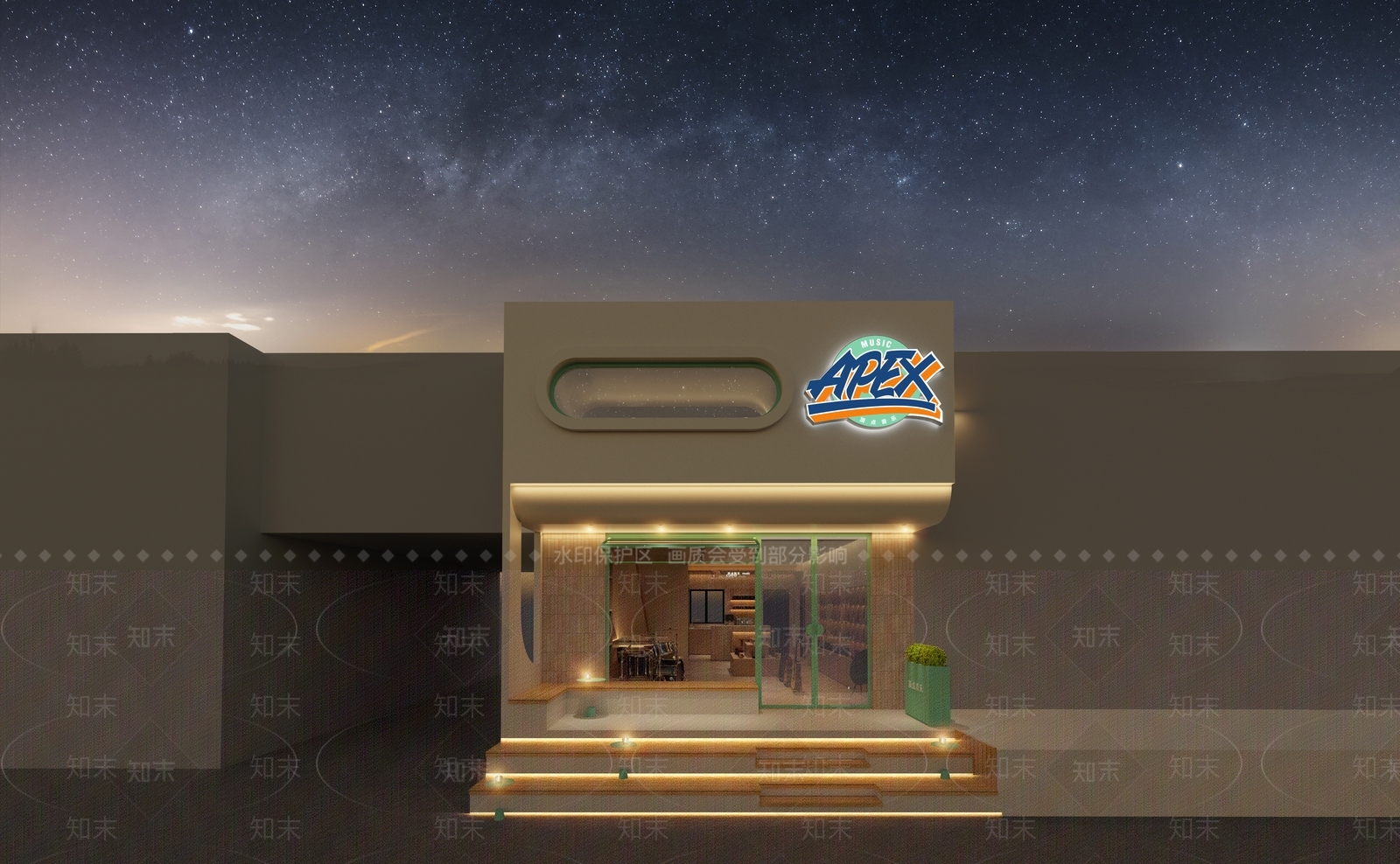 极简其他店铺SU模型下载【ID:1167765006】