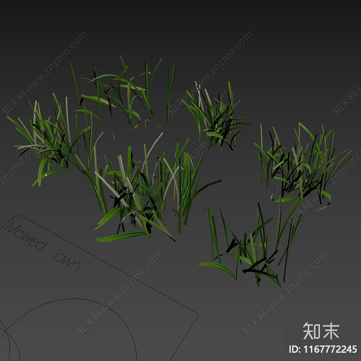 草坪3D模型下载【ID:1167772245】