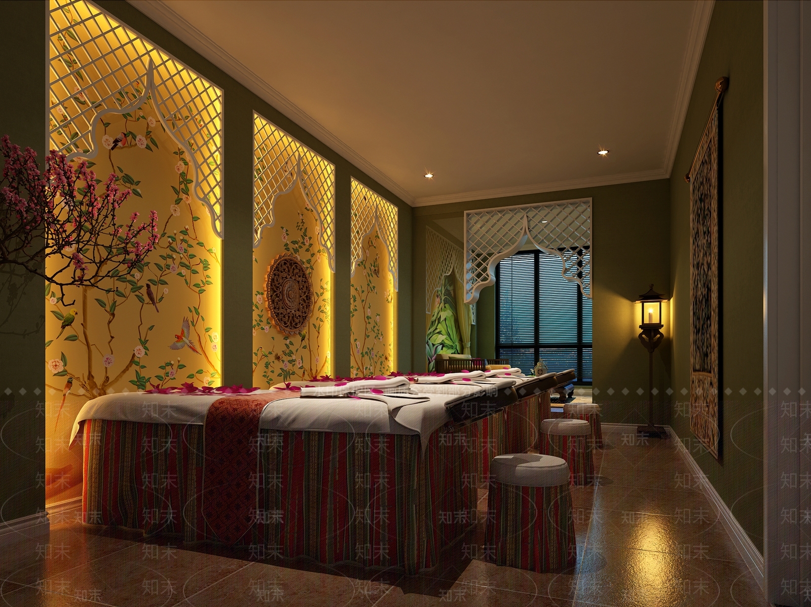 现代轻奢美容院3D模型下载【ID:1167786104】