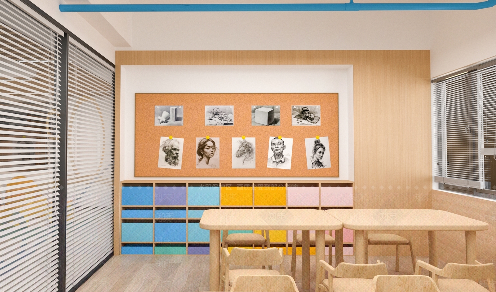 现代幼儿园3D模型下载【ID:1167796534】