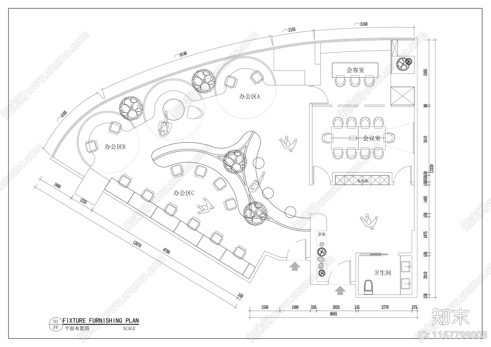 工装平面图施工图下载【ID:1167799008】