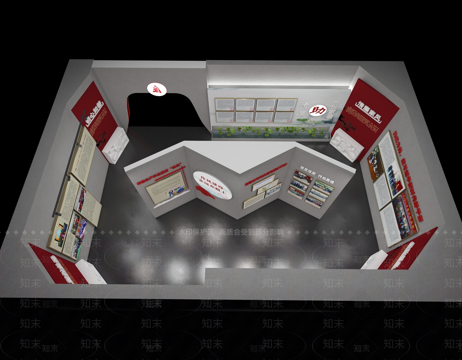 现代其他商业空间3D模型下载【ID:1167808337】