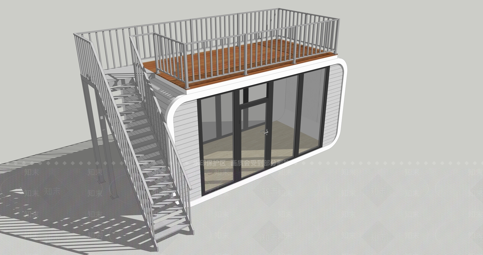 现代其他商业建筑SU模型下载【ID:1167817615】