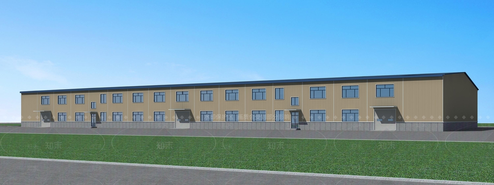 现代厂房3D模型下载【ID:1167825884】