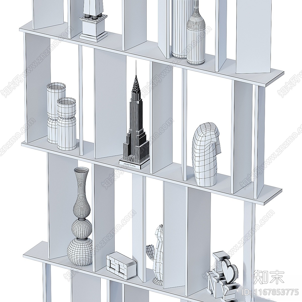 置物架3D模型下载【ID:1167853775】