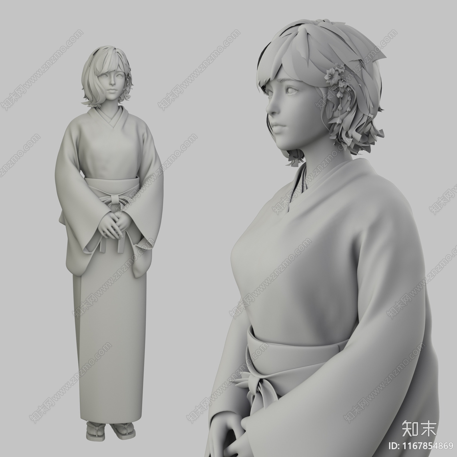 女人3D模型下载【ID:1167854869】