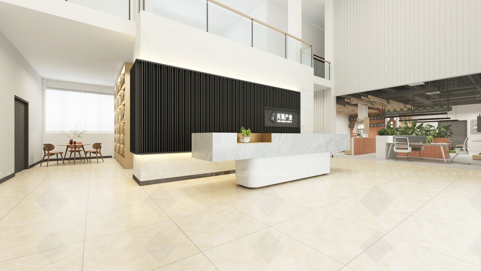 现代办公室3D模型下载【ID:1167857039】