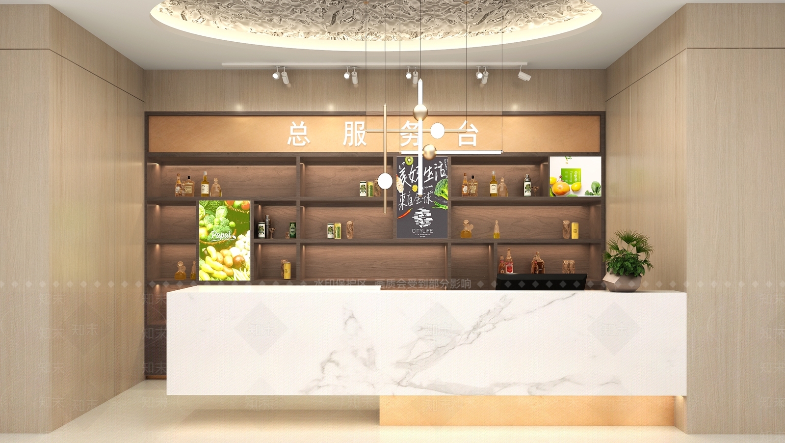 现代烟酒店3D模型下载【ID:1167857995】