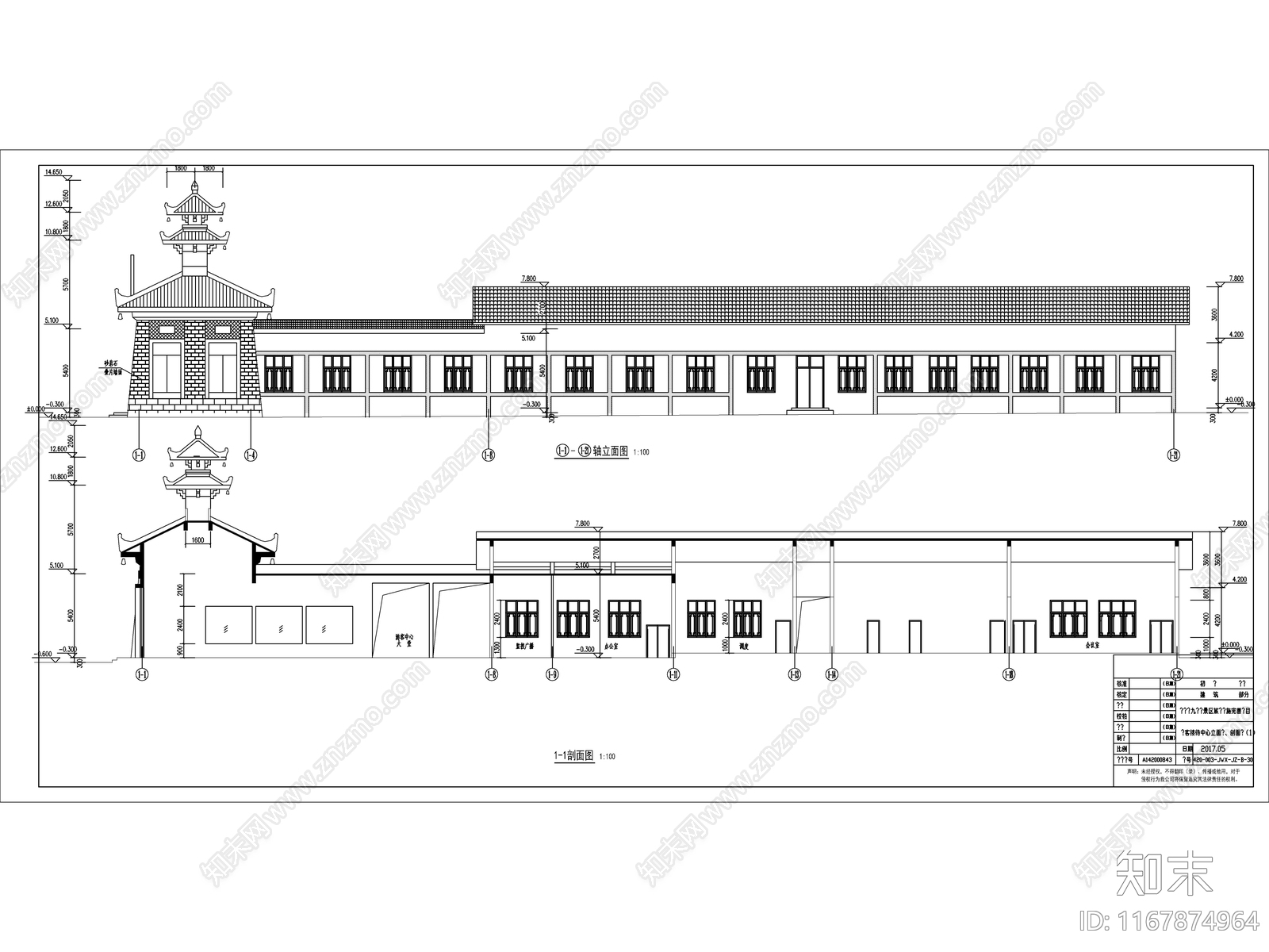 中式古建cad施工图下载【ID:1167874964】