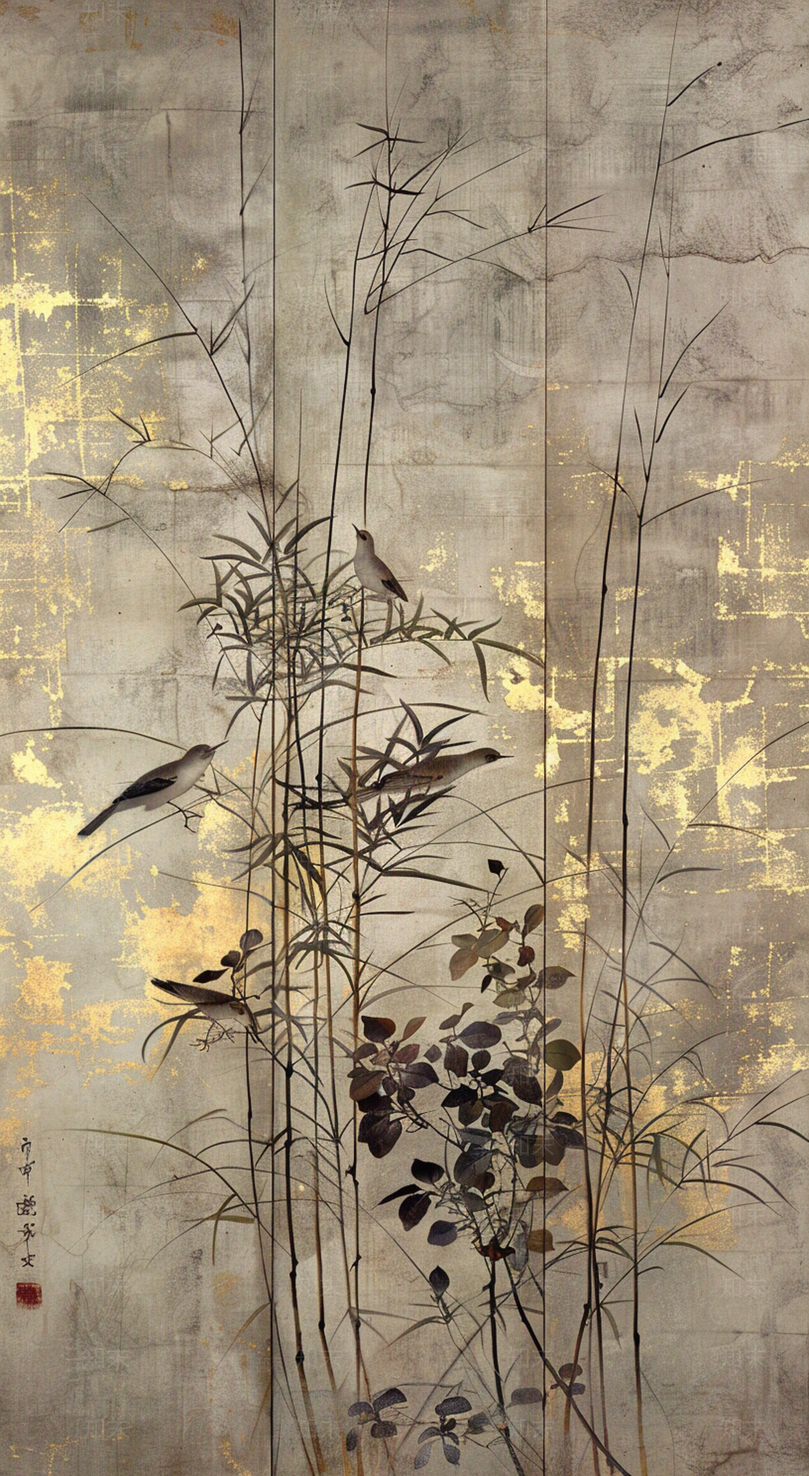 新中式中式挂画贴图下载【ID:1167883575】