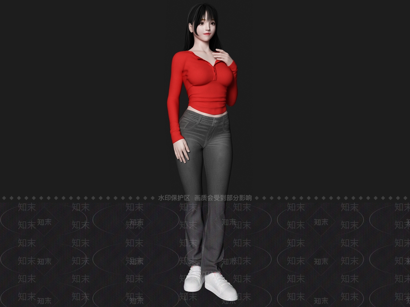 女人SU模型下载【ID:1167888669】