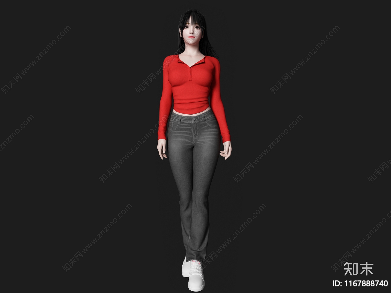 女人SU模型下载【ID:1167888740】