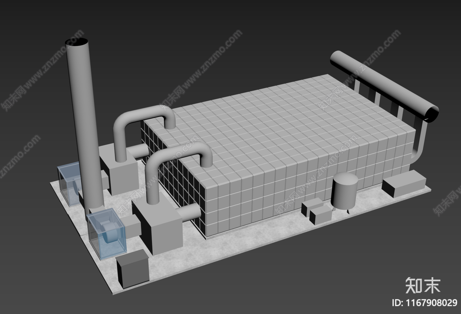 现代新中式其他公共建筑3D模型下载【ID:1167908029】