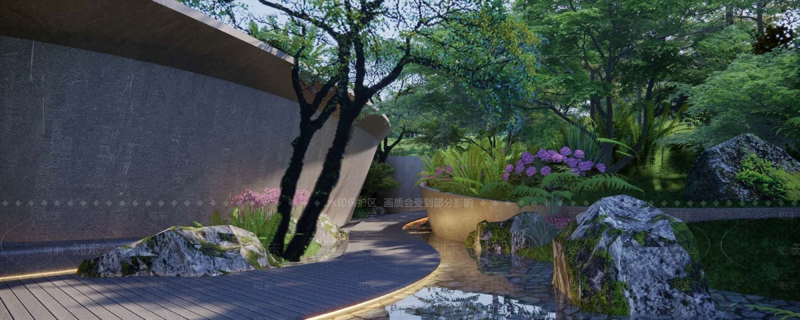 现代口袋公园SU模型下载【ID:1167890386】