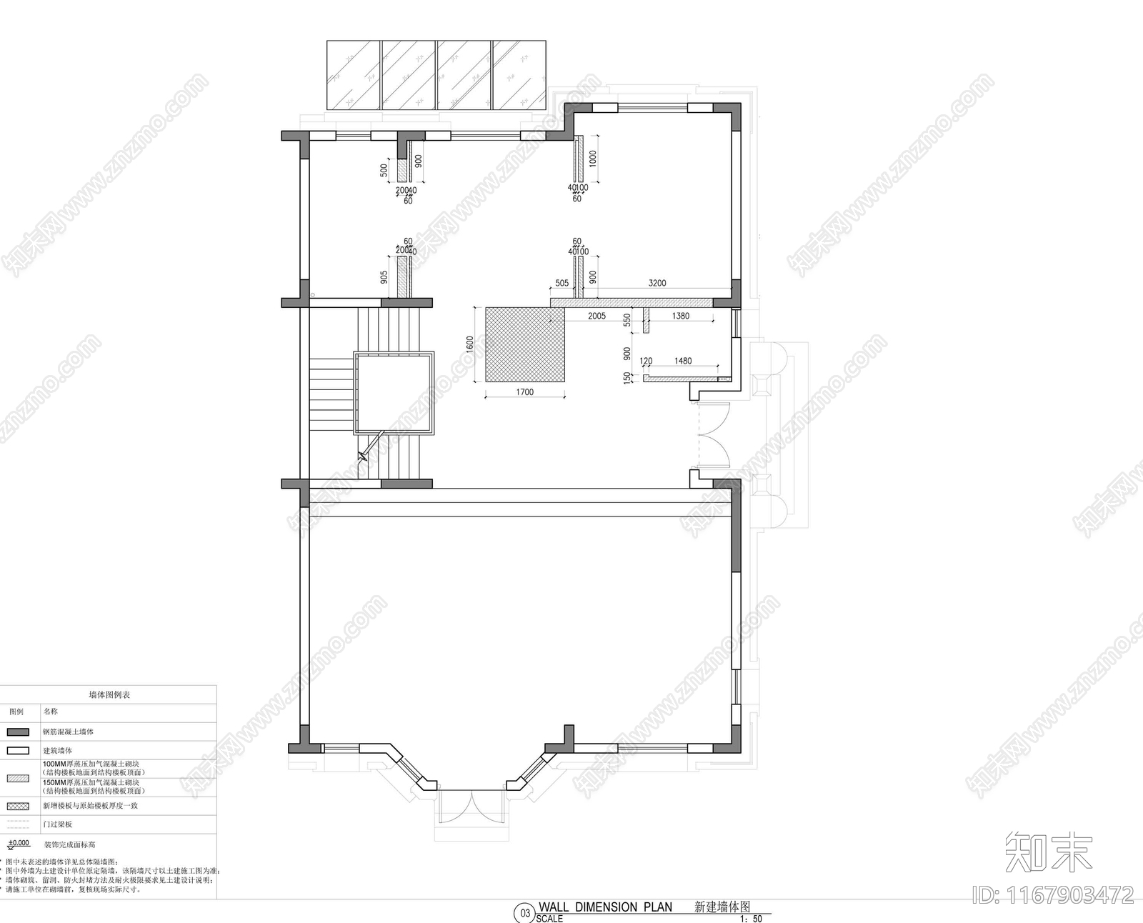 法式整体家装空间cad施工图下载【ID:1167903472】