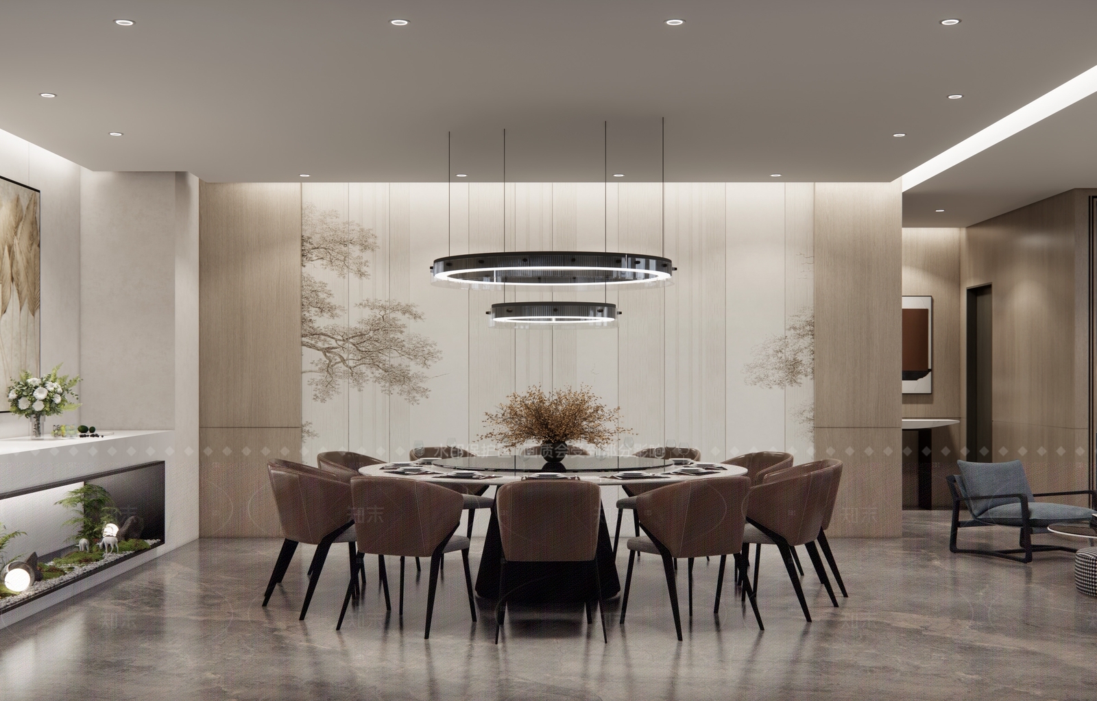 现代包厢SU模型下载【ID:1215956974】
