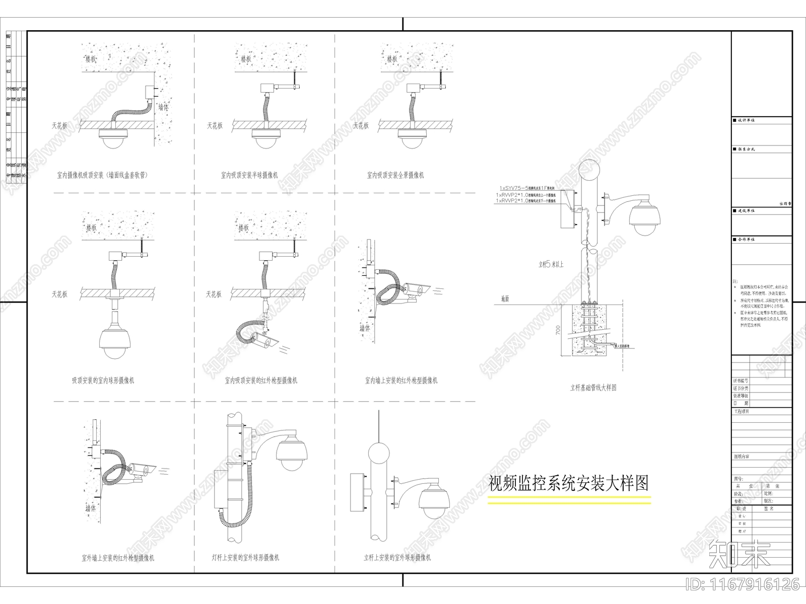 监控施工图下载【ID:1167916126】