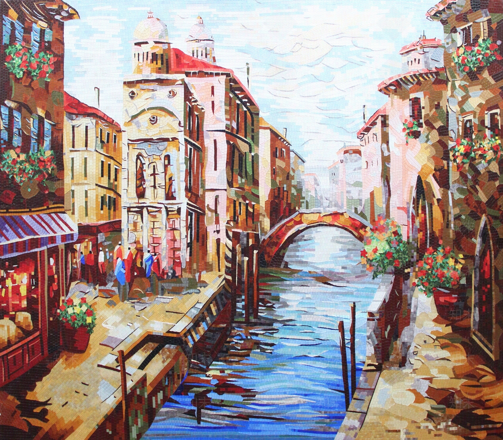 现代新中式马赛克贴图下载【ID:1167924311】