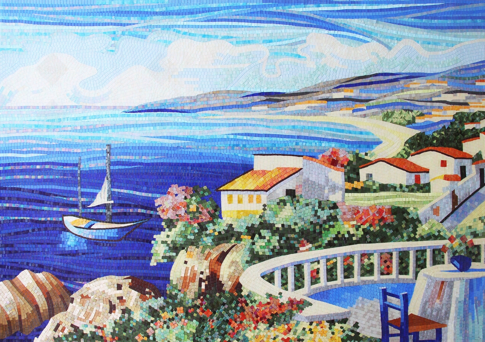 现代欧式马赛克贴图下载【ID:1167924621】