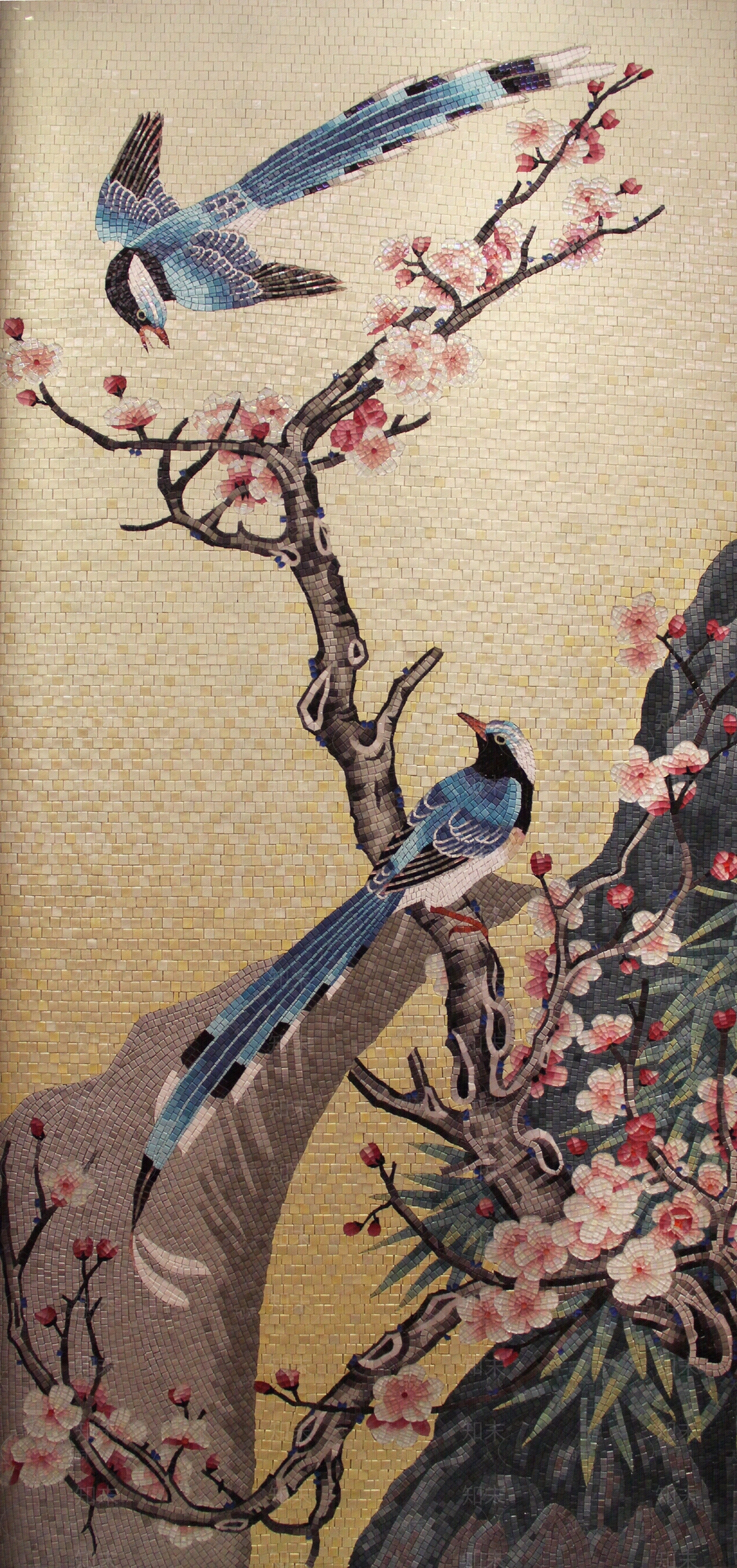 现代新中式马赛克贴图下载【ID:1167925479】