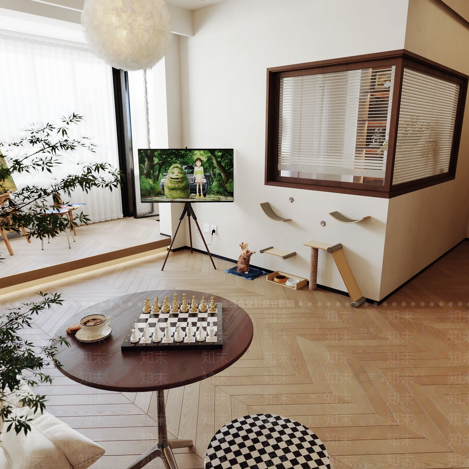 中古开放式厨房3D模型下载【ID:1214683170】
