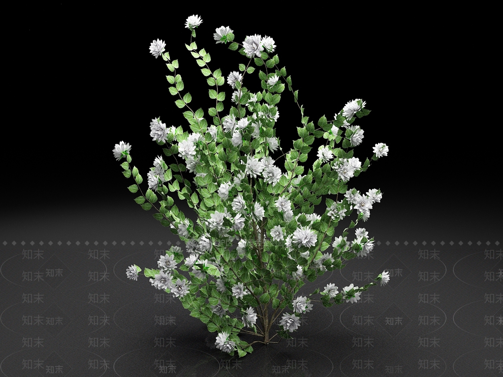 花草组合3D模型下载【ID:1167933613】