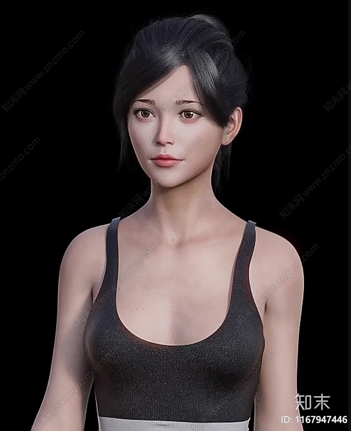 女人3D模型下载【ID:1167947446】