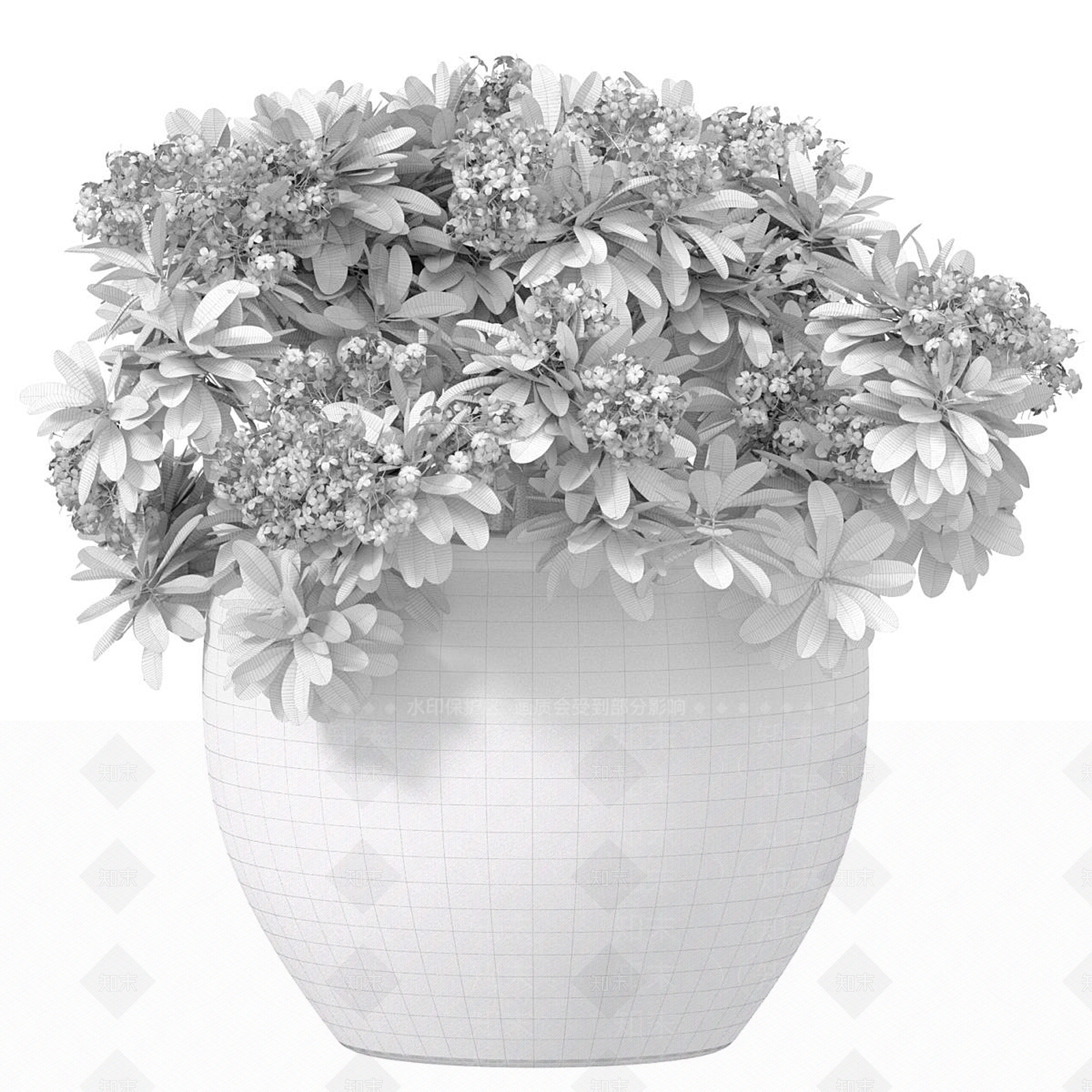 盆栽3D模型下载【ID:1167951417】