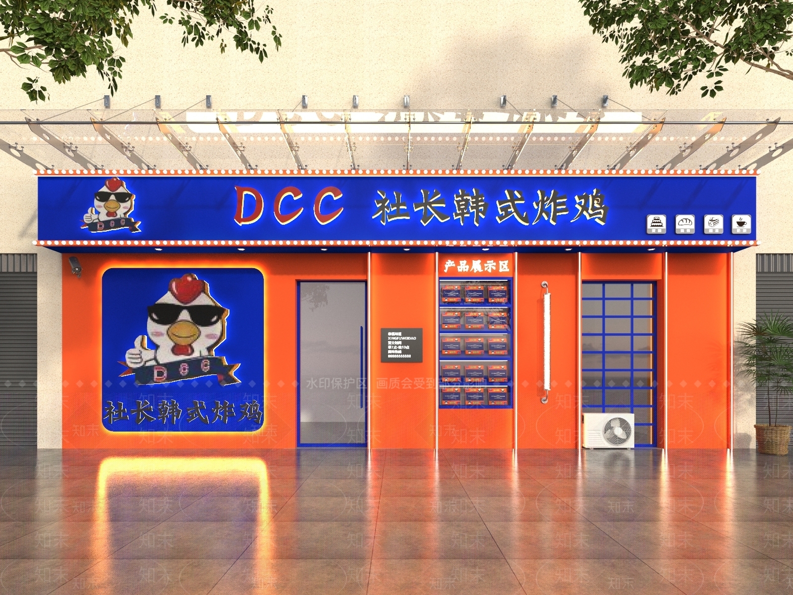 现代烧烤店3D模型下载【ID:1167951548】