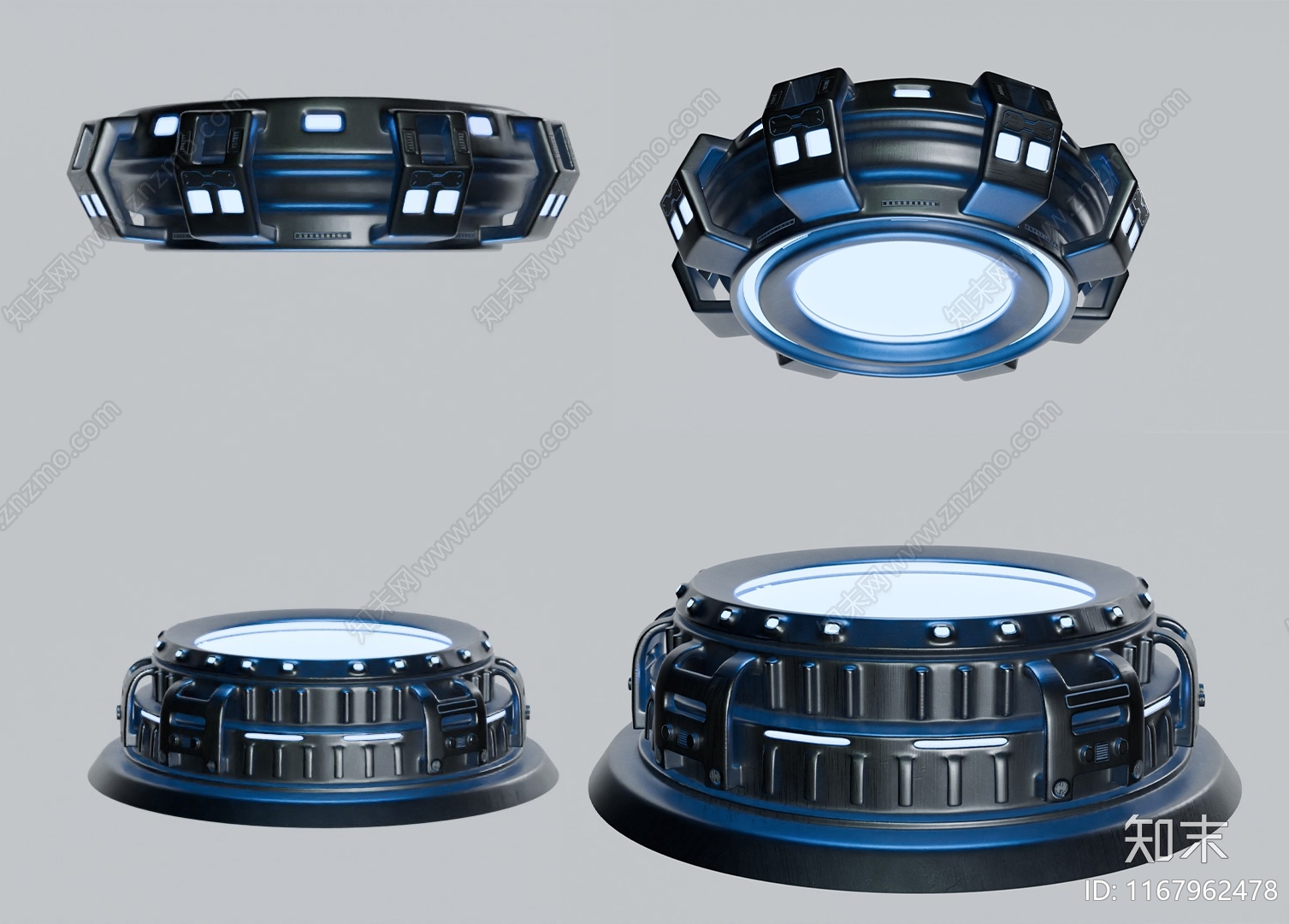 现代艺术装置3D模型下载【ID:1167962478】