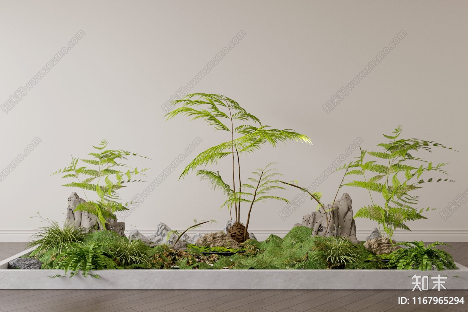 植物堆3D模型下载【ID:1167965294】