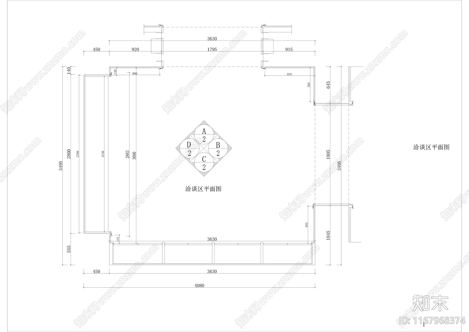 展厅施工图下载【ID:1167968374】