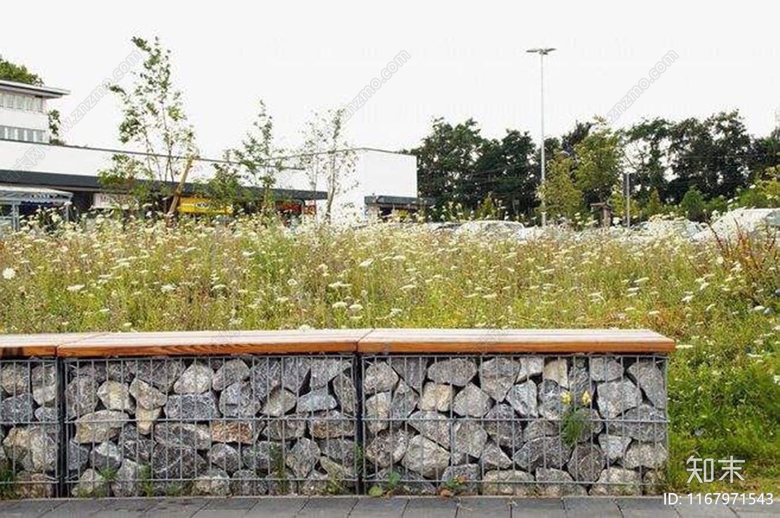 现代景观坐凳施工图下载【ID:1167971543】