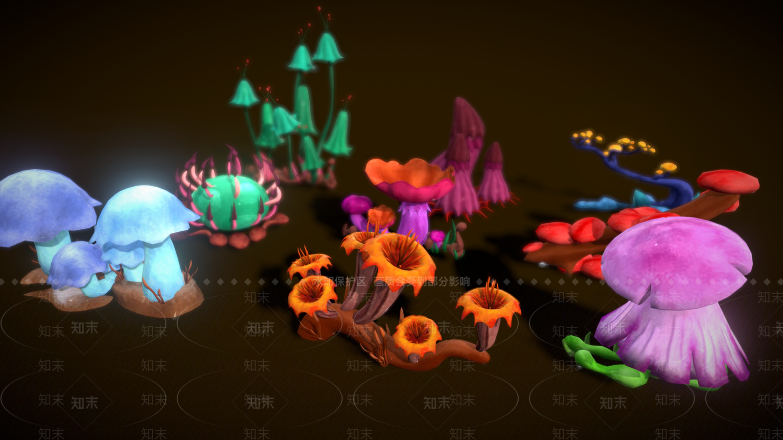 花草组合3D模型下载【ID:1167971704】