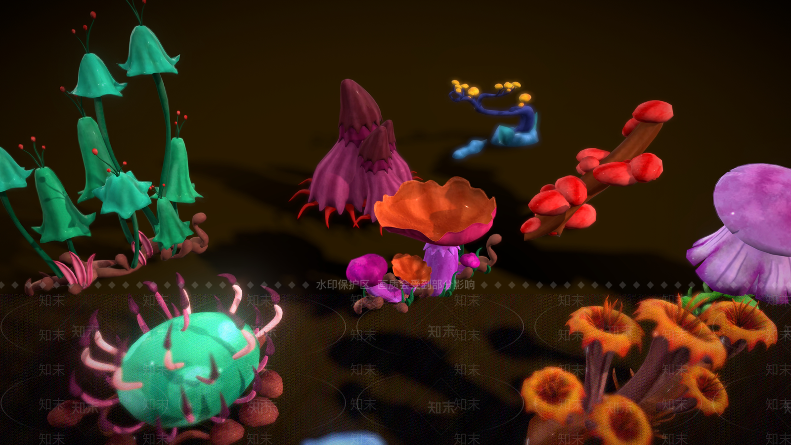 花草组合3D模型下载【ID:1167971704】