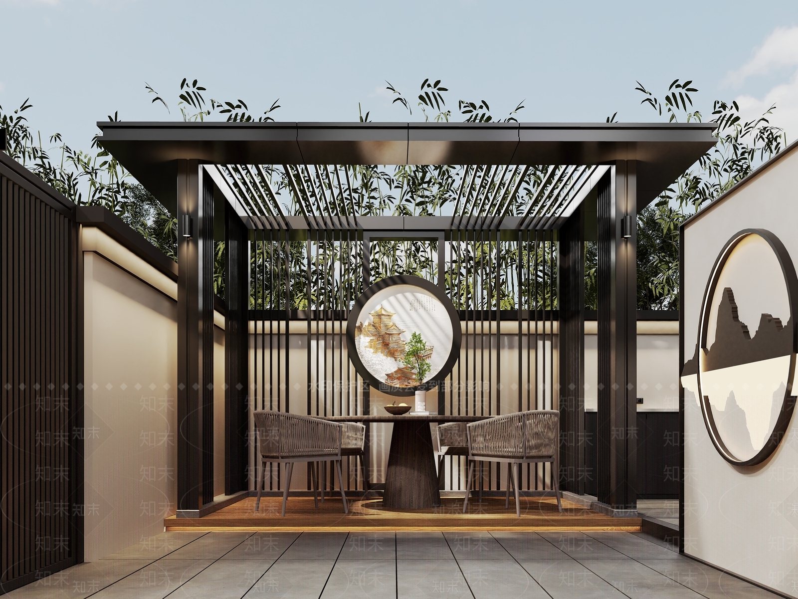 庭院3D模型下载【ID:1167978045】