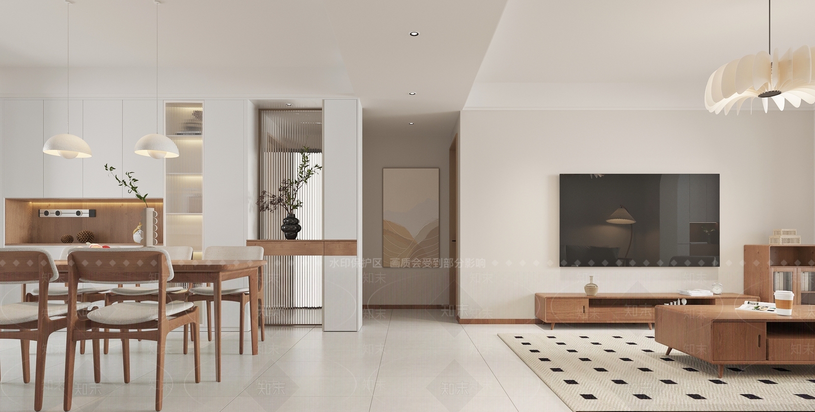 原木家居餐厅3D模型下载【ID:1214684186】
