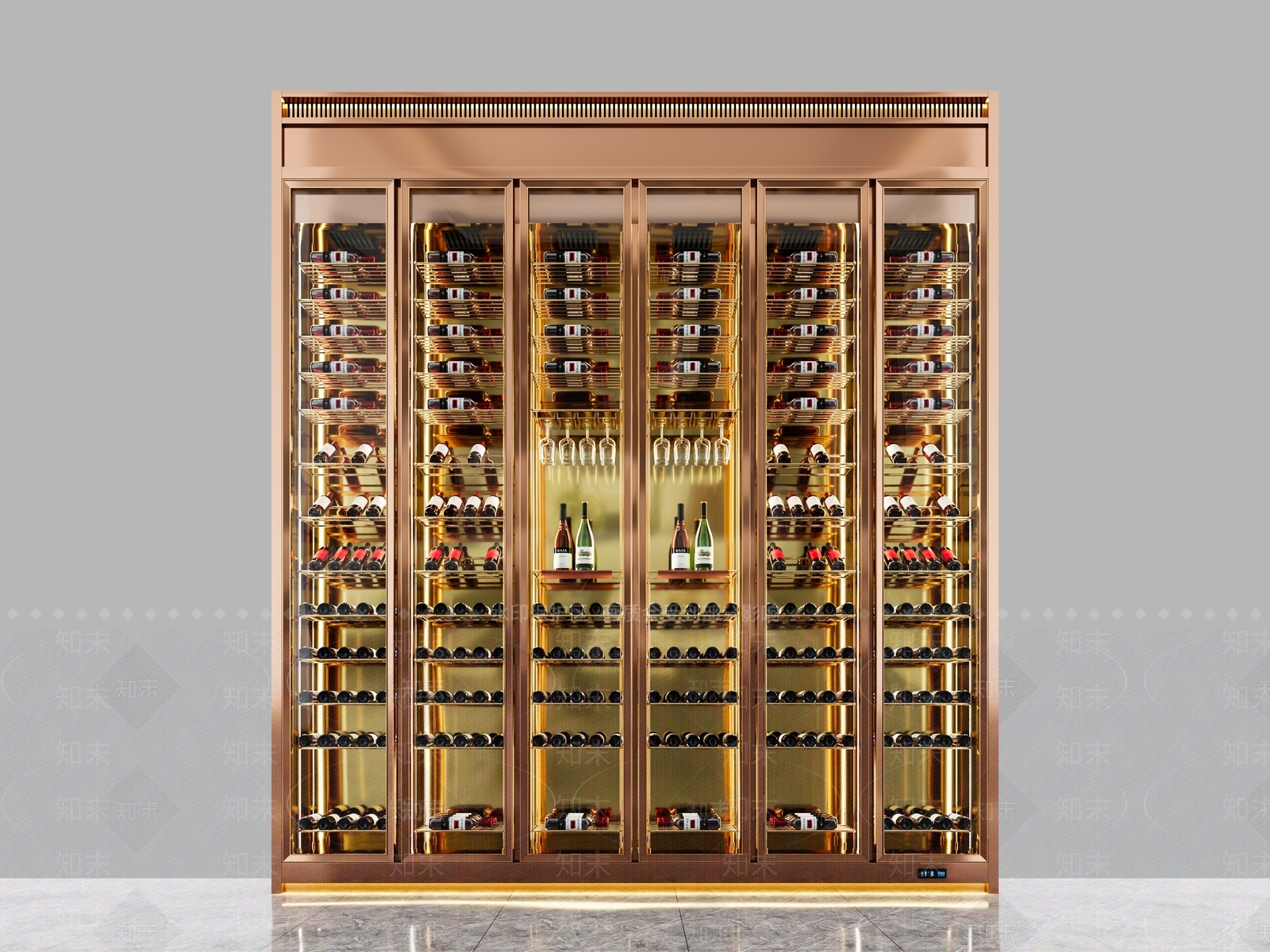 现代轻奢酒柜3D模型下载【ID:1167986073】