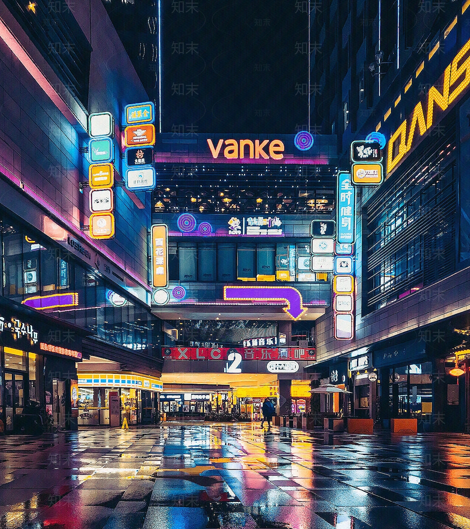 现代街道外景贴图下载【ID:1167987181】