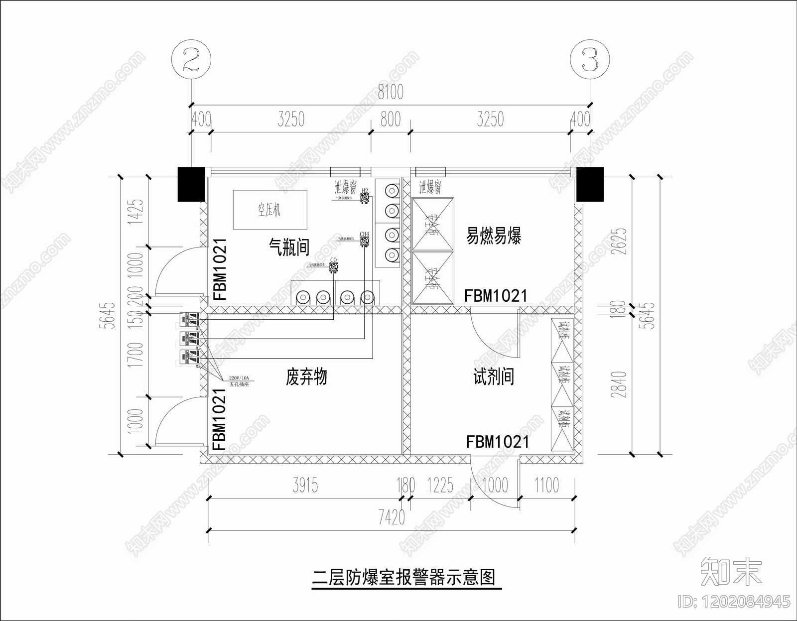 现代实验室cad施工图下载【ID:1202084945】