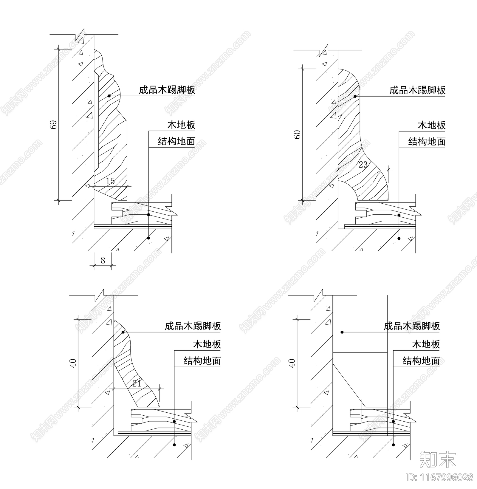 现代地面节点cad施工图下载【ID:1167996028】